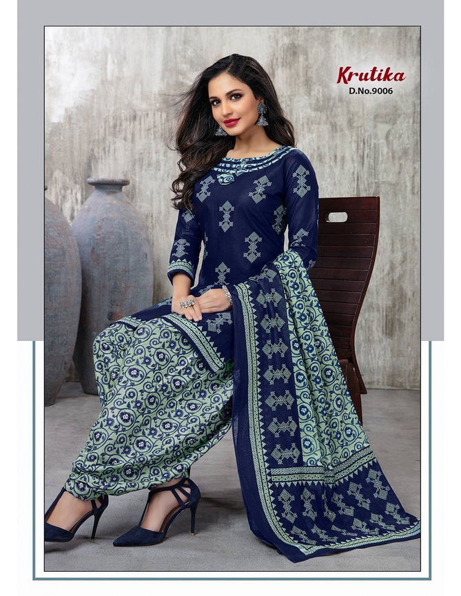 Amruta Krutika 9 Fancy Regular Wear Cotton Printed Dress Material Collection